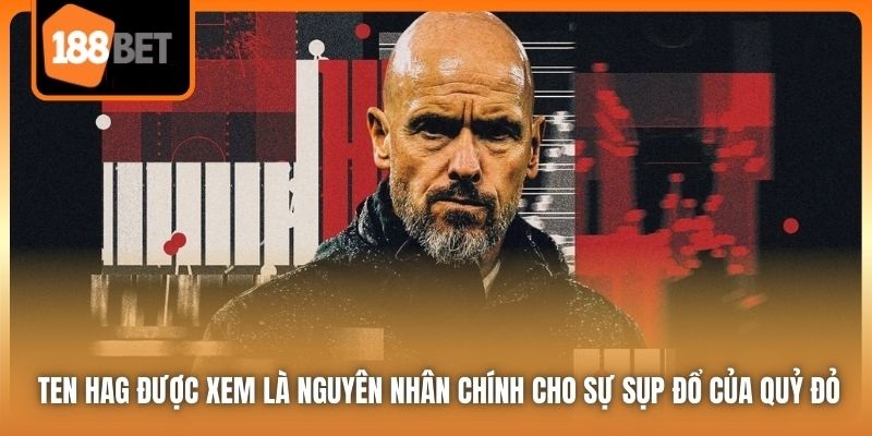 CLB Manchester United - Tương Lai Đen Tối Tại Old Trafford 5 Ten Hag được xem là nguyên nhân chính cho sự sụp đổ của Quỷ Đỏ